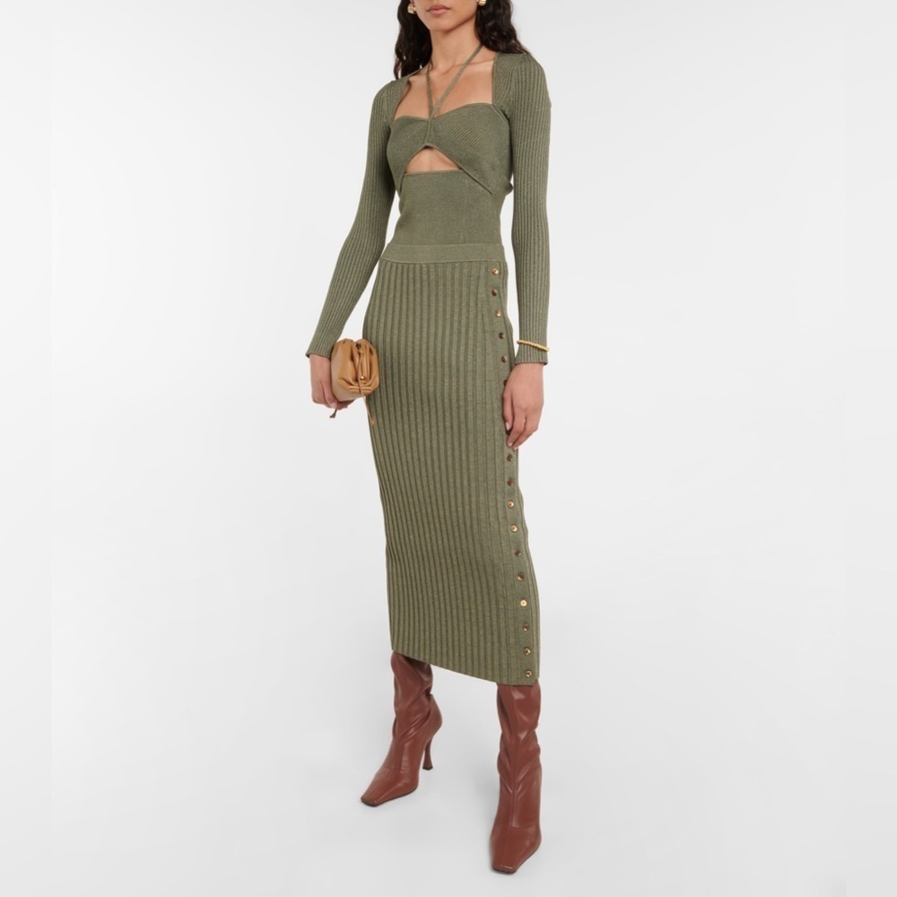Jonathan Simkhai Alexia Ribbed knit Top NWT - Picture 3 of 10